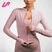 pink workout jacket
